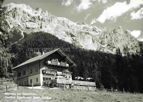 AK / Ansichtskarte RAMSAU  Dachstein Steiermark AT Gasthof Edelbrunn