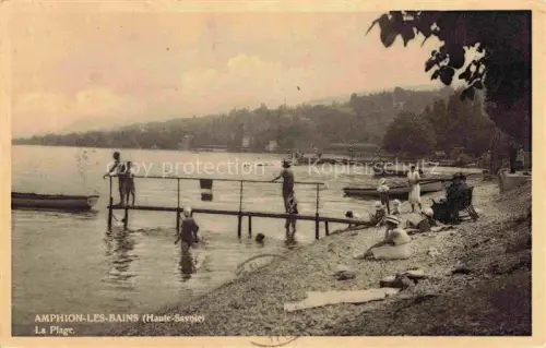 AK / Ansichtskarte Amphion-les-Bains Thonon-les-Bains 74 Haute-Savoie La plage
