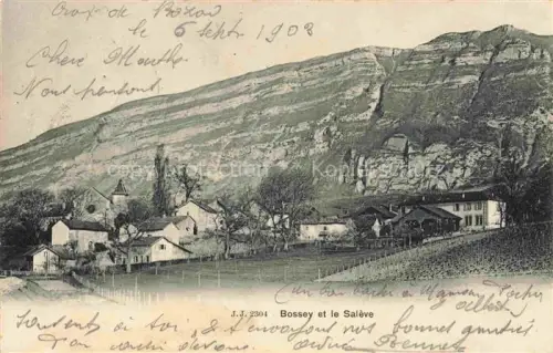 AK / Ansichtskarte Bossey Saint-Julien-en-Genevois 74 Haute-Savoie Vue générale et le Salève