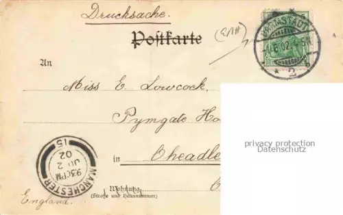 AK / Ansichtskarte DARMSTADT Hessen Restauration Oberwaldhaus