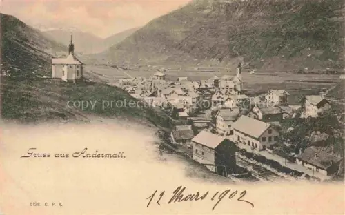 AK / Ansichtskarte Andermatt UR Panorama