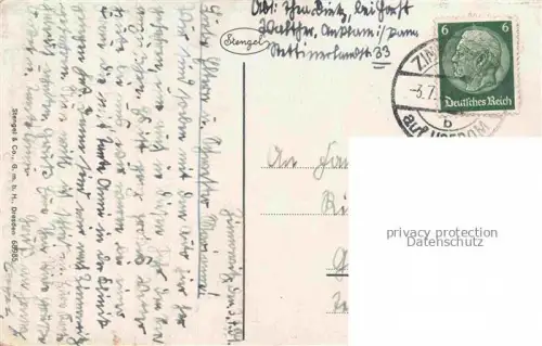 AK / Ansichtskarte ZINNOWITZ Ostseebad Strand mit Seesteg