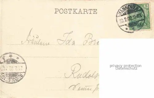 AK / Ansichtskarte HANNOVER  CITY Hohenzollernstrasse Denkmal Strassenbahn