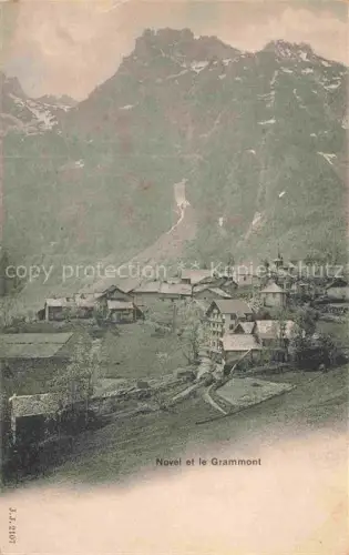 AK / Ansichtskarte Novel Thonon-les-Bains 74 Haute-Savoie Vue panoramique et le Mont Grammont