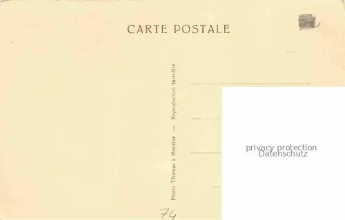 AK / Ansichtskarte Morzine Thonon-les-Bains 74 Haute-Savoie Verschneite Zufahrtsstrasse