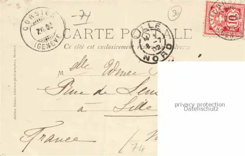 AK / Ansichtskarte Yvoire Thonon-les-Bains 74 Haute-Savoie Ansicht vom See aus