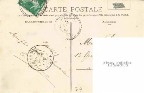 AK / Ansichtskarte Viuz Faverges Annecy 74 Haute-Savoie Vue générale et le Mont Blanc