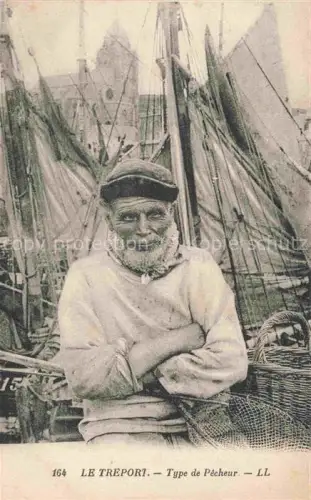 AK / Ansichtskarte LE TREPORT Dieppe 76 Seine-Maritime Type de Pêcheur