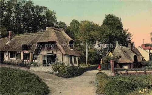 AK / Ansichtskarte Veules-les-Roses Dieppe 76 Seine-Maritime Vieilles Chaumières aux Cressonnières