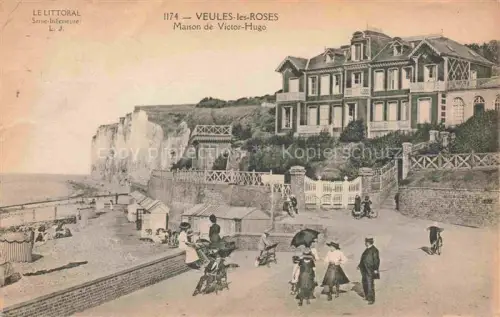 AK / Ansichtskarte Veules-les-Roses Dieppe 76 Seine-Maritime Maison de Victor Hugo