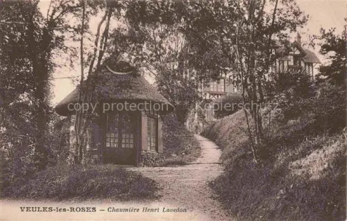AK / Ansichtskarte Veules-les-Roses Dieppe 76 Seine-Maritime Chaumière Henri Lavedon