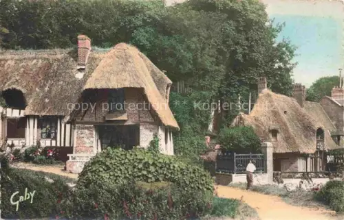 AK / Ansichtskarte Veules-les-Roses Dieppe 76 Seine-Maritime Chaumières Normandes