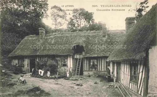 AK / Ansichtskarte Veules-les-Roses Dieppe 76 Seine-Maritime Chaumière Normande