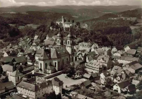 AK / Ansichtskarte Goessweinstein Fliegeraufnahme mit Wallfahrtskirche