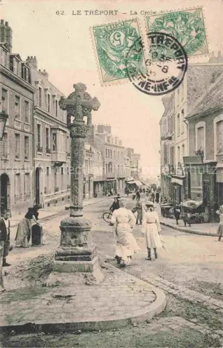 AK / Ansichtskarte LE TREPORT Dieppe 76 Seine-Maritime La Croix du Musoir