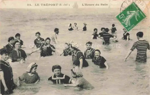 AK / Ansichtskarte LE TREPORT Dieppe 76 Seine-Maritime A l'heure du bain