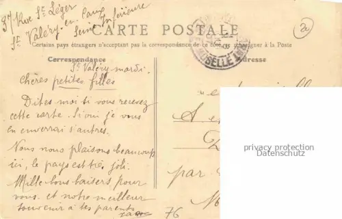 AK / Ansichtskarte Saint-Valery-en-Caux St-Valery-en-Caux 76 Seine-Maritime L'heure du bain