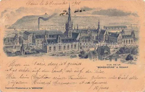 AK / Ansichtskarte FECAMP Le Havre 76 Seine-Maritime Vue de la Bénédictine Litho