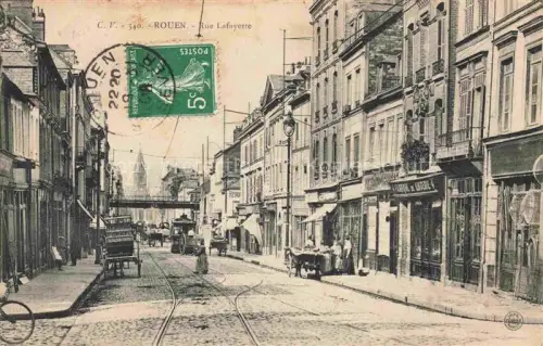 AK / Ansichtskarte ROUEN 76 Seine-Maritime Rue Lafayette