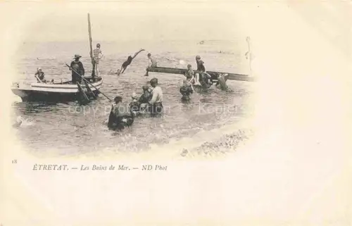 AK / Ansichtskarte ETRETAT LE HAVRE 76 Seine-Maritime Les bains de mer