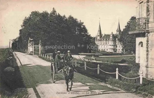 AK / Ansichtskarte ETRETAT LE HAVRE 76 Seine-Maritime La Route du Havre