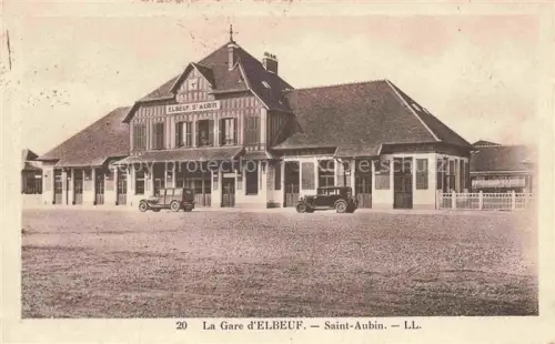 AK / Ansichtskarte ELBEUF Rouen 76 Seine-Maritime La Gare Saint Aubin