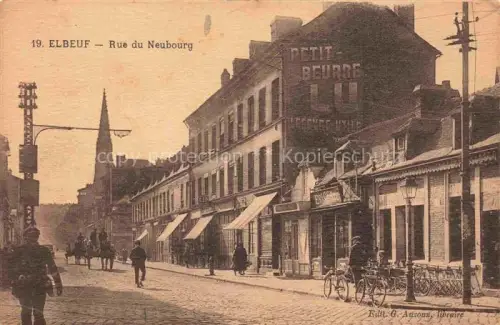 AK / Ansichtskarte ELBEUF Rouen 76 Seine-Maritime Rue du Neubourg