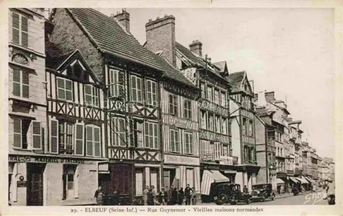 AK / Ansichtskarte ELBEUF Rouen 76 Seine-Maritime Rue Guynemer vielles maisons normandes