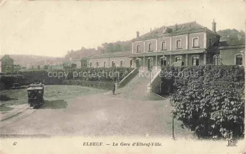 AK / Ansichtskarte ELBEUF Rouen 76 Seine-Maritime La Gare d'Elbeuf Ville
