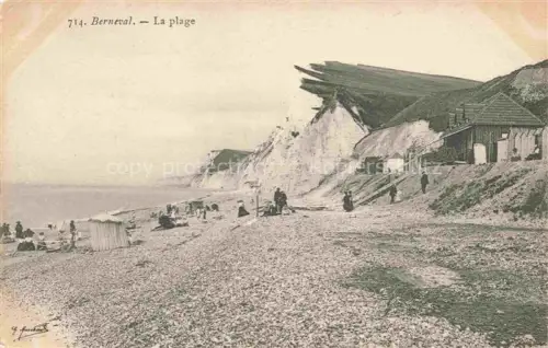 AK / Ansichtskarte Berneval-sur-Mer Berneval-le-Grand 76 Seine-Maritime La plage