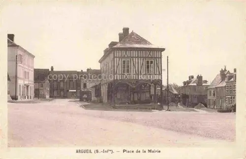 AK / Ansichtskarte Argueil DIEPPE 76 Seine-Maritime Place de la Mairie