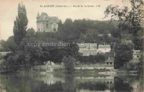AK / Ansichtskarte Saint Adrien Rouen Bords de la Seine