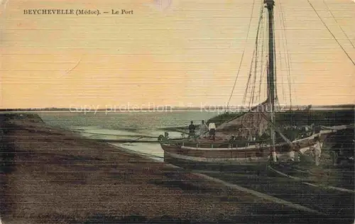 AK / Ansichtskarte Beychevelle Medoc 33 Gironde Le Port Segelschiff Litho