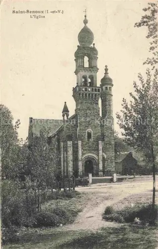 AK / Ansichtskarte Saint-Senoux L'Eglise Kirche 