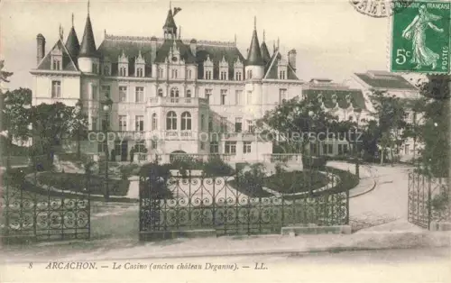 AK / Ansichtskarte ARCACHON 33 Gironde Le Casino ancien Chateau Deganne 
