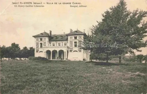 AK / Ansichtskarte St-Vivien-de-Medoc Lesparre-Medoc 33 Gironde Villa de la Grande Canau