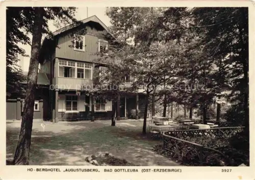 AK / Ansichtskarte Bad Gottleuba-Berggiesshuebel HO Berghotel Augustusberg