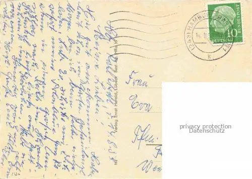 AK / Ansichtskarte Rahlstedt HAMBURG Liliencron Denkmal und Park Weiher Park Kirche Uferweg Bahnhofstrasse aehrenleserin Rahlstedter Strasse