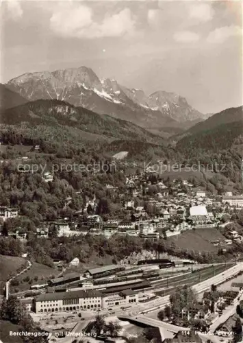 AK / Ansichtskarte BERCHTESGADEN Bayern Fliegeraufnahme mit Untersberg