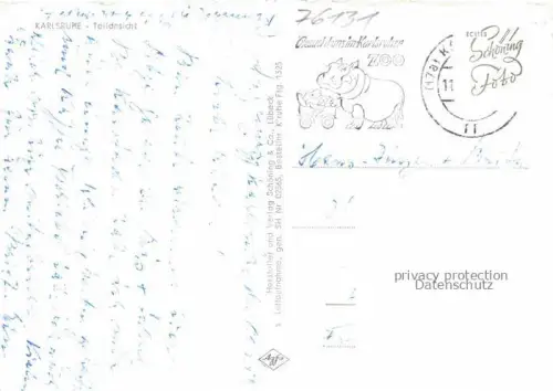 AK / Ansichtskarte KARLSRUHE Baden Fliegeraufnahme