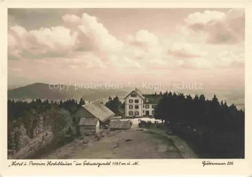 AK / Ansichtskarte Hochblauen Gasthaus Badenweiler BW Hotel Pension Hochblauen