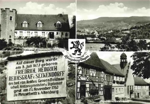 AK / Ansichtskarte Koenigsberg Bayern Schlossberg Gaststaette Koenigsberg Gedenktafel Regiomontanushaus