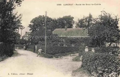 AK / Ansichtskarte Luneray DIEPPE 76 Seine-Maritime Route de Bosc-le-Comte