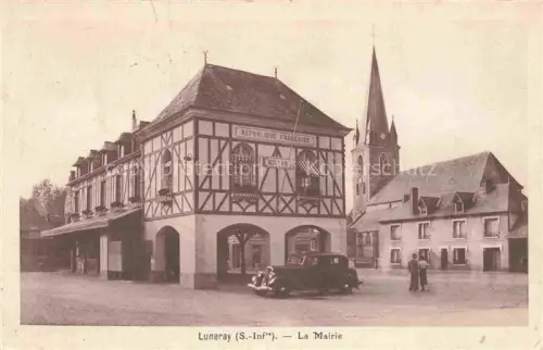 AK / Ansichtskarte Luneray DIEPPE 76 Seine-Maritime La Mairie et l'église
