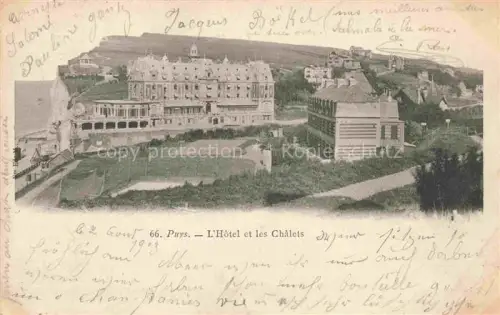 AK / Ansichtskarte Puys Dieppe 76 Seine-Maritime Hôtel et les châlets