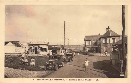 AK / Ansichtskarte Quiberville Dieppe 76 Seine-Maritime Entrée de la plage