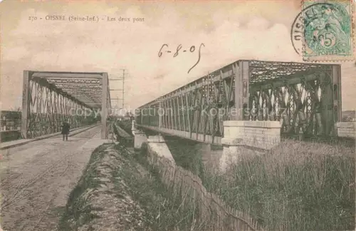 AK / Ansichtskarte Oissel ROUEN 76 Seine-Maritime Les deux ponts