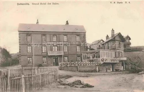 AK / Ansichtskarte Quiberville Dieppe 76 Seine-Maritime Grand Hôtel des Bains