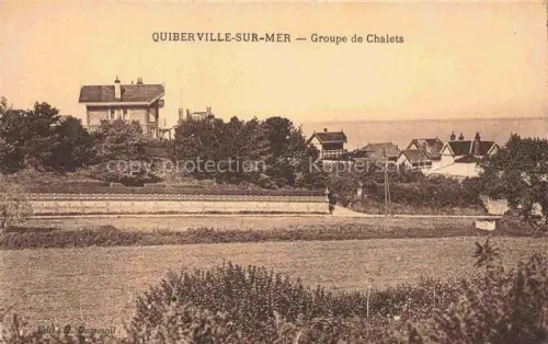 AK / Ansichtskarte Quiberville Dieppe 76 Seine-Maritime Groupe de Chalets