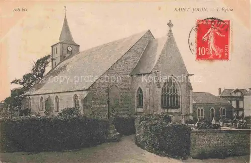 AK / Ansichtskarte Saint-Jouin-Bruneval LE HAVRE 76 Seine-Maritime Eglise Kirche